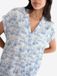 Triumph Pyjama Red Label Boyfriend Fit Vrouwen Blauw Gemeleerd Korte mouw