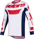 Alpinestars Racer Riway Motorcross trui - Wit/blauw - Maat L