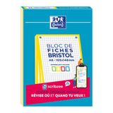 Oxford Blok bristolkaarten 105 x 148, 30 niet-geperforeerde kaarten Q5/5