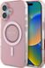 Étui adapté pour Apple iPhone 16 - IML Rhinestones Back Cover - Adapté pour MagSafe - Rose