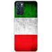 Oppo Bedrukt siliconen hoesje compatibel met Oppo Reno 6 5G Drapeau italie