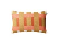 Chhatwal & Jonsson Coussin Benaras Khaki-rose-apricot orange, 40x60 cm
