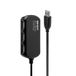LINDY Hub USB 2.0 Pro 4 ports - 4x USB-A - câble 8m