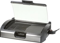 Steba VG 200 elektrische barbecue / zwart, zilver / rechthoekig