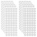 SURFOU 600 Stuks Zelfklevend Klittenband 20mm Wit