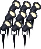 Ledvion - 9X LED Prikspots - IP65 - 5W - 2700K - 1M