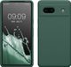 kwmobile telefoonhoesje geschikt voor Google Pixel 7a - Hoesje met siliconen coating - Smartphone case in dennengroen
