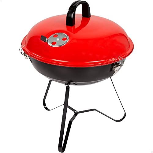 Aktive Ronde Houtskoolbarbecue - 36 cm - Rood
