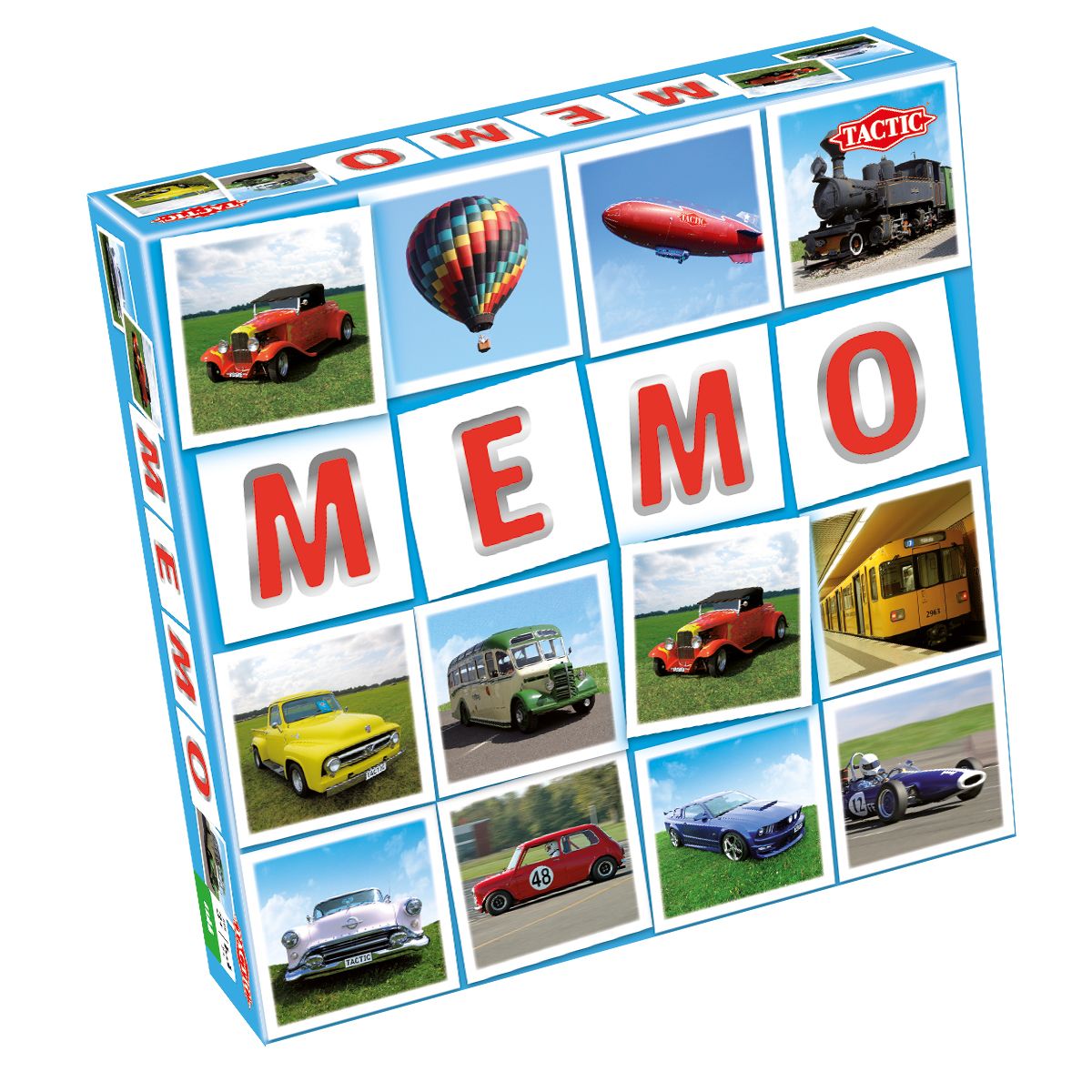 Tactic Transport Memo Card Game - Matching Game for Kids - Ages 3-7 - Dutch Edition