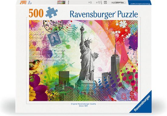 Ravensburger New York Postcard Puzzle - 500 Pieces