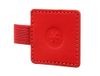 Antartik Zelfklevende pennenhouder voor notitieboeken met elastiek tot 15 mm dikte 1 mm 40 x 40 mm (rood)