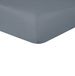 Sleepdown 100% puur katoen diep hoeslaken warm, gezellig ademend superzacht beddengoed 32 cm extra diepe zakken - leisteen - eenpersoons