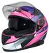 Integraalhelm protectWEAR Integraalhelm voor op de motor met geïntegreerde zonneklep en inklapbaar vizier 917-PL-XS