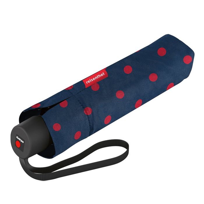 Umbrella Pocket Classic opvouwbare paraplu - Mixed Dots Red