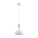 EGLO Sabinar Hanglamp - Wit/Hout - E27 - 110cm