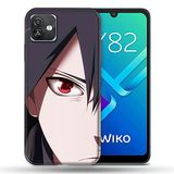 Beschermhoes Wiko Beschermhoes voor Wiko Y82 Manga Naruto Sasuke Face