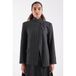 TOPSHOP gestreepte blazer - grijs