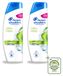 Head & Shoulders 2 x Apple Fresh Shampoo - 400 ml - Voordeelverpakking
