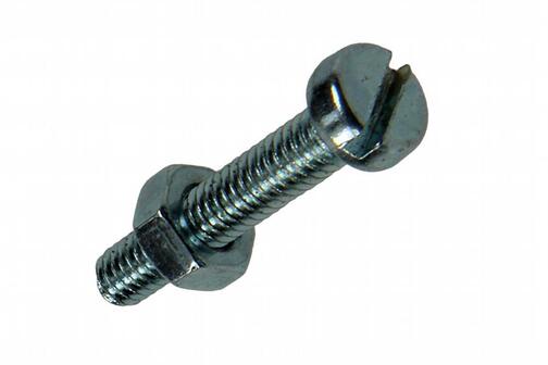 Sam METAALSCHROEF CYL. KOP+MOERVERZ. 12 ST M4 X 40 MM 10 stuks M4 x 40 mm