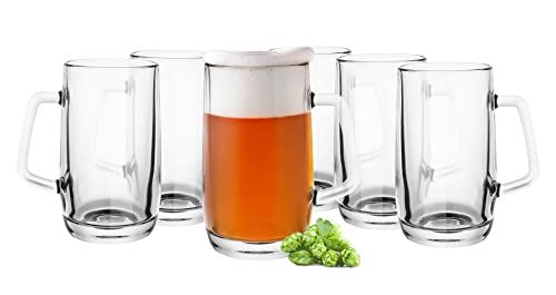 Glasmark KROSNO 1992 Bierglazen Set - 6 x 500 ml - Vaatwasmachinebestendig