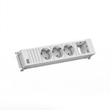 Bachmann POWER FRAME 3xCEE7/3 1xCM 0,2m GST18 RAL9010