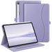 Fintie Hoesje voor Samsung Galaxy Tab S9 FE 5G 10,9 Inch/Galaxy Tab S9 11 Inch 2023, beschermhoes met meerdere kijkhoeken en zak, automatisch slapen/waken, lila paars