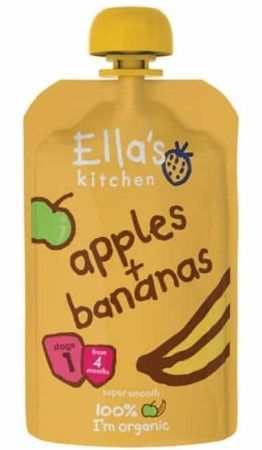 Bananas & apples 4 month squeeze bag 120G