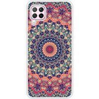 P40 Lite Mandalla rose bedrukt siliconen hoesje