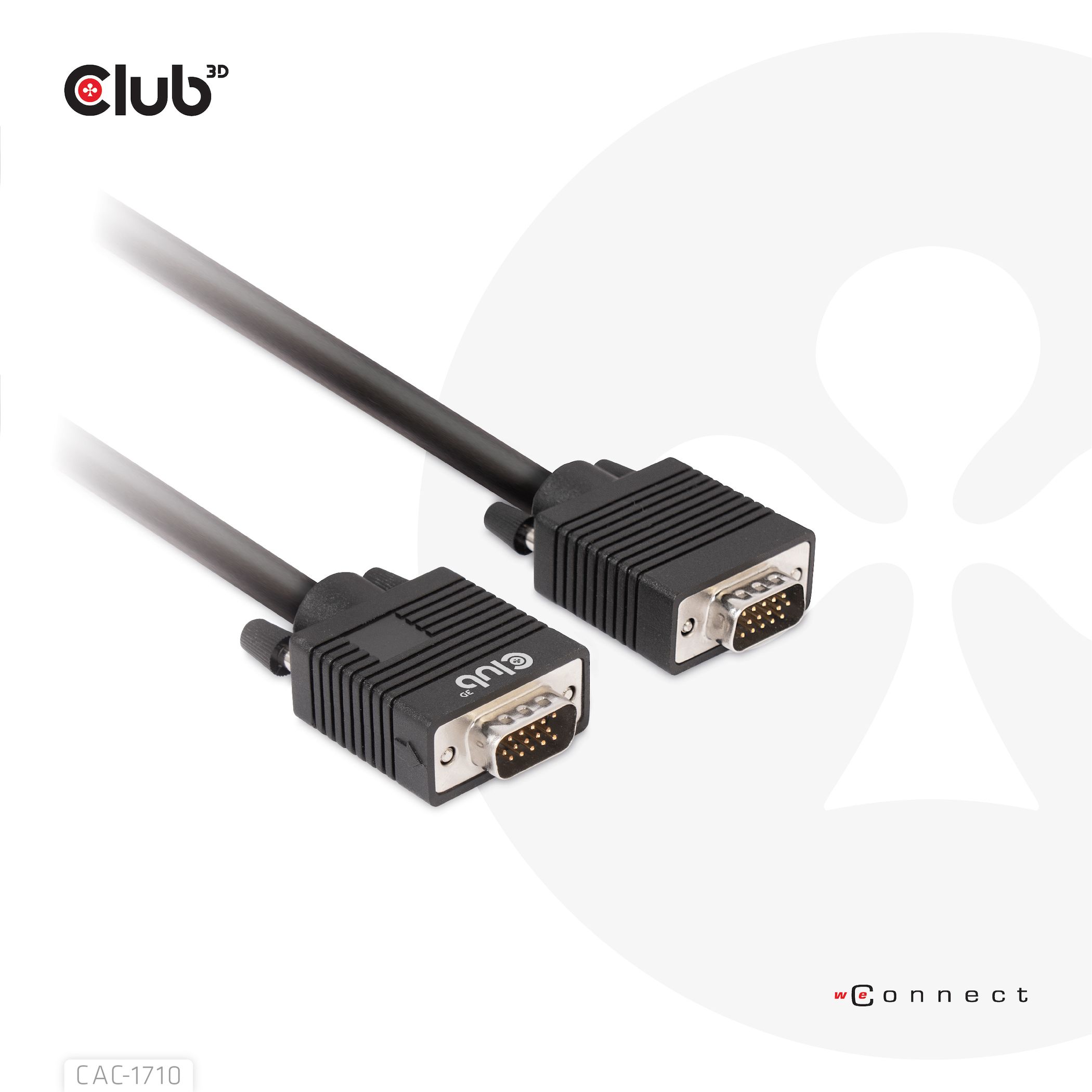 CLUB3D VGA Cable - 10m - Black