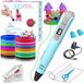 Fleau Kids Stylo 3D Starterspakket Bleu XXL - 150m Filament - 30 Couleurs Cartouches - 2025 modèle USB-C