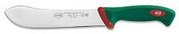 Sanelli Linie Premana Professional gitaarmes breed XL, roestvrij staal, groen/rood, lemmetlengte 20 cm