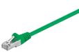 Goobay 68619 câble réseau Vert 0,25 m Cat5e F/UTP (FTP) Rond