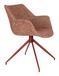 Zuiver Doulton Rood Stof Draaibare Eetkamerstoel