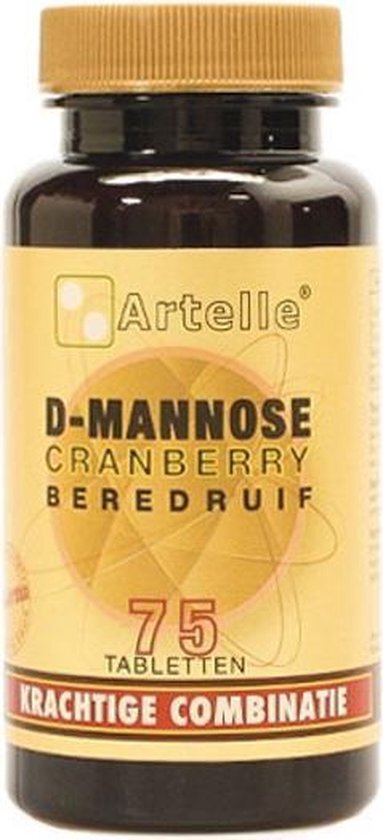 Artelle D-Mannose Cranberry Beredruif Tabletten 75 st