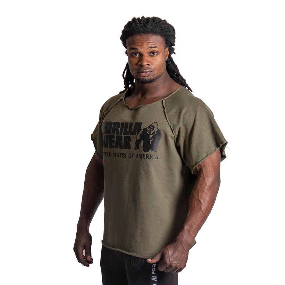 Gorilla Wear Classic Work Out Top - Army Green - XXL/XXXL