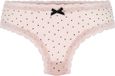 Hunkemöller Dames Lingerie Brazilian V-shape Mesh - Zwart - maat XL