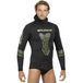 Salvimar Spearfishing, duikpak voor heren, zwart met inzetstukken, legergroen, XL