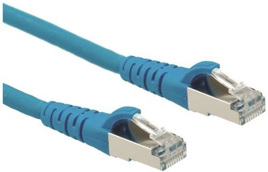 ROLINE CAT.6a S/FTP 15m Netwerkkabel - Blauw