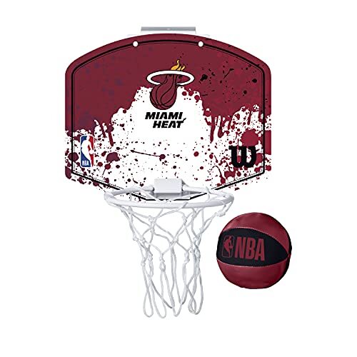 Wilson Mini-basketbalkorf NBA Team Mini Hoop, Miami Heat, kunststof