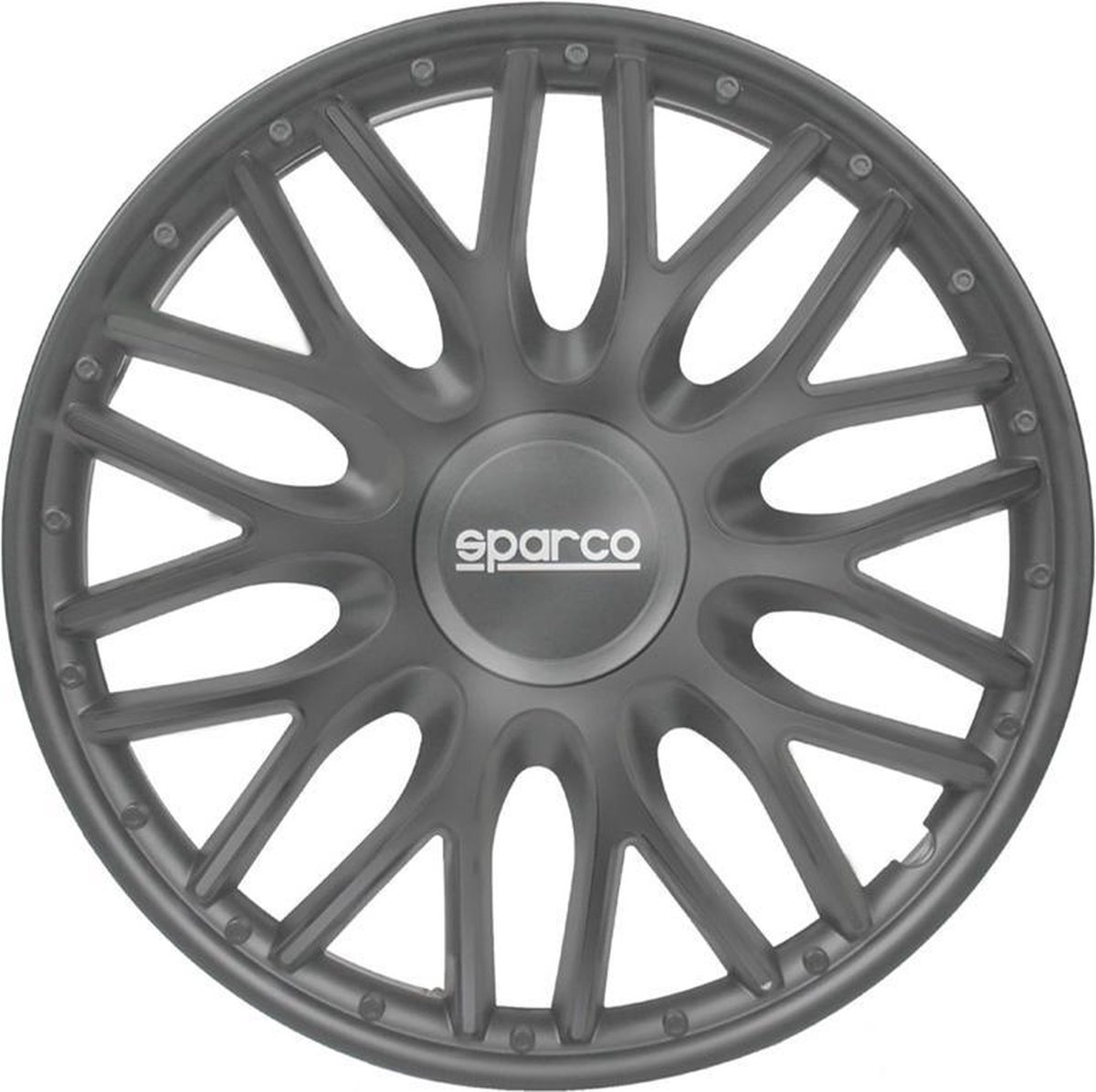 Sparco 4-Delige Wieldoppenset Roma 14-inch grijs