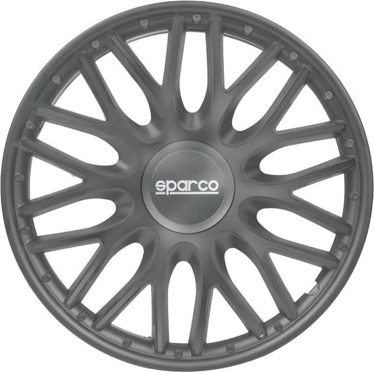 Sparco Roma Wieldoppenset 14 inch - Grijs - 4-delig