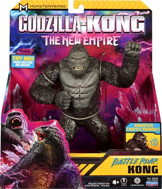 The New Empire - Battle Roar Kong - King Kong - 17,5 cm - Actiefiguur - Film & Series Merchandise - 4+ jaar