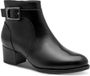 Tamaris Bottine femme 1-25389-47 Noir Cuir/Synthétique Talon bloc Fermeture éclair 40 EU