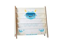 3 Sprouts Kinderboekenrek - ruimtebesparende kinderboekenplank en boekenkast - perfect voor kinderkamer en kinderkamer opslag, Yeti