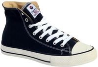 Victoria Sportschoenen met veters Blauw Unisex Hoge sneakers Canvas Rubber Maat 43