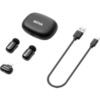 Boya - Mini 2-03 (Black) 1x RX Lightning + 2x TX - Microfoon