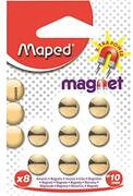 Maped Office Maped magneten op blister diameter 10 mm, 8 stuks, verguld