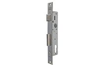 TESA 2210 Insteekslot voor Metalen Profielen, Doornmaat 20 mm, Afwerking grijs inox, voor Aluminium- en Staalprofielen, Omkeerbare Dagschoot en Eenvoudige Montage