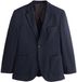 Next Heren Blazer van Gestructureerde Jersey, Slanke Pasvorm - Navy Blue