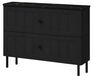 3xE living Armoire de salle de bain 80 cm Noir Royal